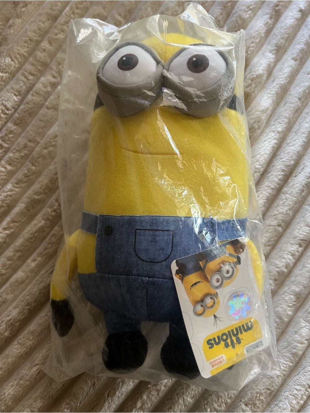 NEW Minions TIM yellow plush movie exclusive 11” tall
